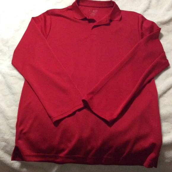 Red long sleeve Izod Polo Size Boys Xl - Picture 1 of 3